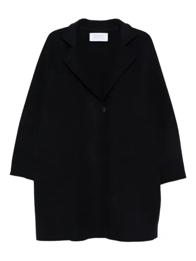 Harris Wharf London Women Wool Single-breasted Coat In Black