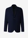 Harris Wharf London Single-breasted Blazer In Navy Blue