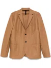 Harris Wharf London Wool Blazer In 褐色