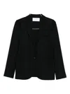Harris Wharf London One Breasted Jacket In Black