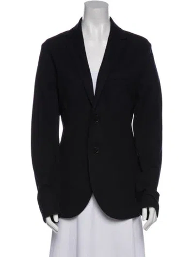 Pre-owned Harris Wharf London Wool Blazer In Black