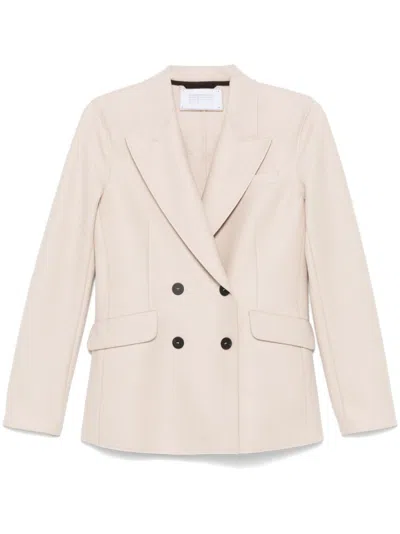 Harris Wharf London Wool Blazer In Pink