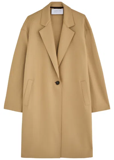 Harris Wharf London Wool-blend Coat In Beige