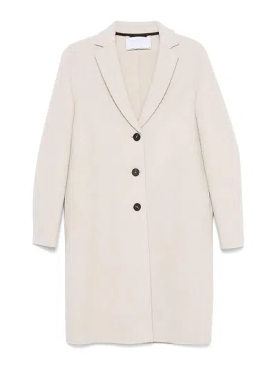 Harris Wharf London Wool Coat In Neutral