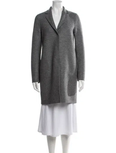Pre-owned Harris Wharf London Wool Coat In Gray