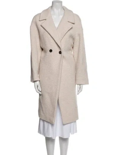Pre-owned Harris Wharf London Wool Coat In Neutral