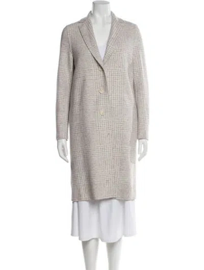 Pre-owned Harris Wharf London Wool Coat In Neutral