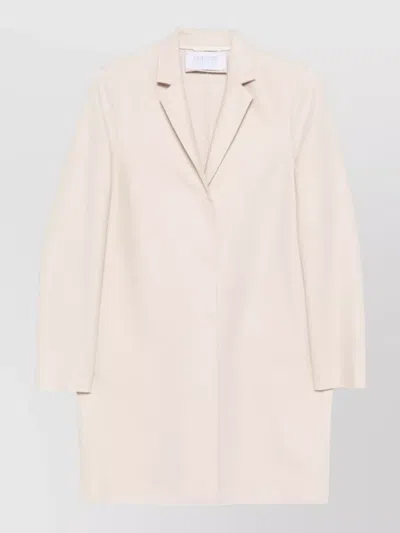 Harris Wharf London Wool Coat Single Breasted Straight Cut In Multi