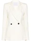 Harris Wharf London Woman Blazer Off White Size 8 Virgin Wool In Neutrals