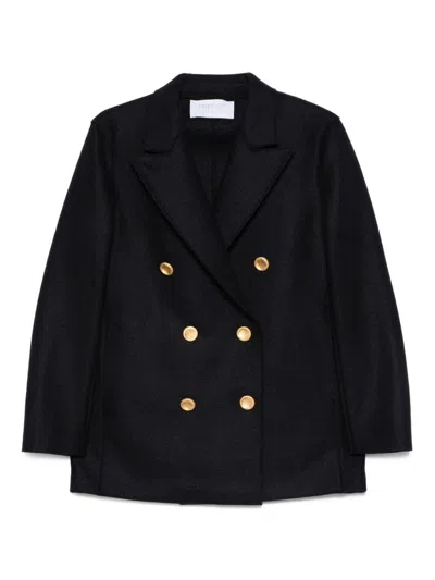 HARRIS WHARF LONDON HARRIS WHARF LONDON WOOL DOUBLE-BREASTED COAT