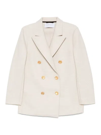 HARRIS WHARF LONDON HARRIS WHARF LONDON WOOL DOUBLE-BREASTED COAT