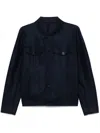 Harris Wharf London Wool Jacket In Blue