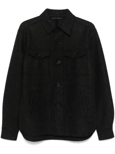 Harris Wharf London Wool Jacket In Grau