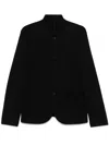 Harris Wharf London Wool Jacket In Schwarz