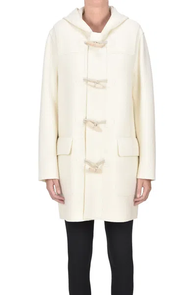 Harris Wharf London Wool Montgomery In White