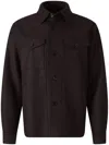 HARRIS WHARF LONDON WOOL SHIRT JACKET