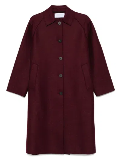HARRIS WHARF LONDON WOOL SINGLE-BREASTED COAT