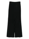 Harris Wharf London Wide Leg Trousers In Black
