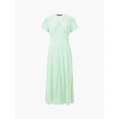 Harrison Fashion Bernice V-neck Tea Dress | Minted Green
