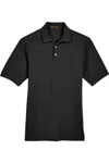Harriton Easy Blend Polo In Black