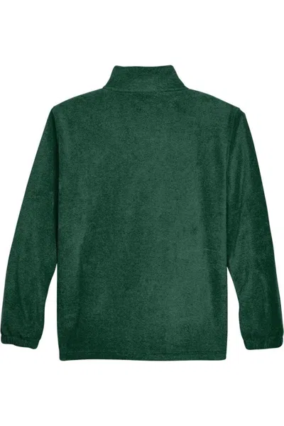 Harriton Full-zip Fleece In Green