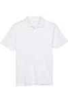 Harriton Polyester Jersey Polo In White