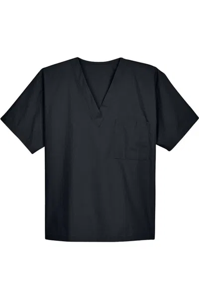 Harriton Restore Scrub Top In Black
