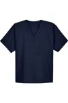Harriton Restore Scrub Top In Blue