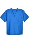 Harriton Restore Scrub Top In Blue