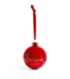 Harrods 2025 Year Bauble In Red