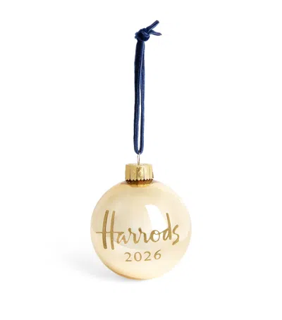 Harrods 2026 Year Bauble In Gold