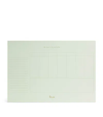 Harrods A3 Weekly Planner