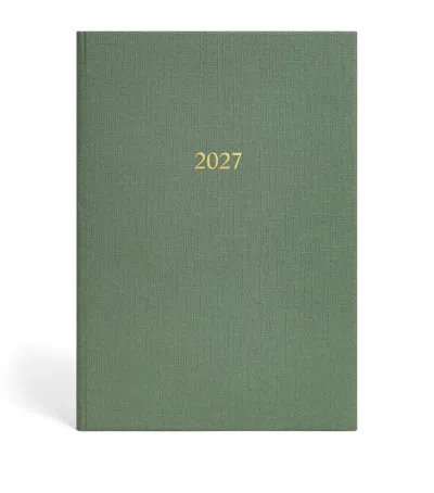 Harrods A5 2027 Diary In Green