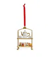 Harrods Afternoon Tea Stand Tree Decoration In Gold