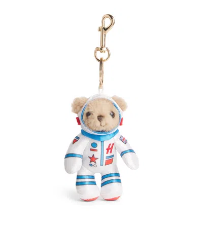 Harrods Astronaut Bear Keychain In White