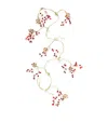 Harrods Beaded Berry Garland In Red