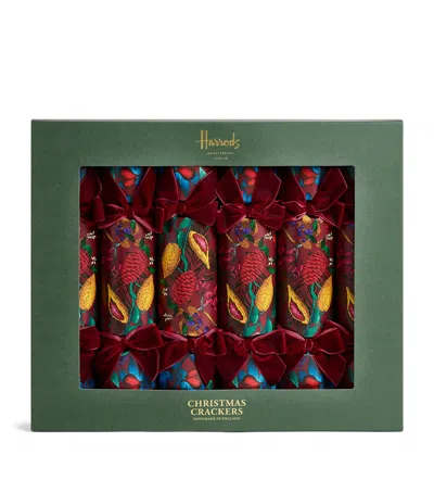 Harrods Berries Christmas Crackers In Red