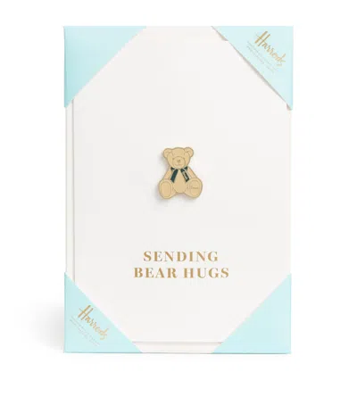 Harrods Birthday Bear Pin And Card