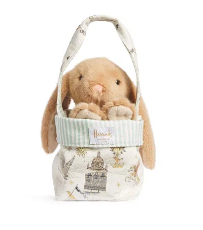 Harrods Bunny In Bag Soft Toy