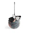 Harrods Butterfly-detail Floral Bauble In Black
