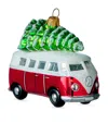 Harrods Campervan Tree Decoration In Red