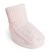 Harrods Cashmere Booties In Pink
