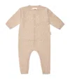 Harrods Cashmere Cable-knit All-in-one In Beige