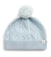 Harrods Cashmere Cable-knit Beanie In Blue