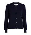 Harrods Cashmere Cardigan In Navy