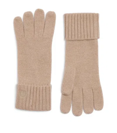 Harrods Cashmere Gloves In Neutral
