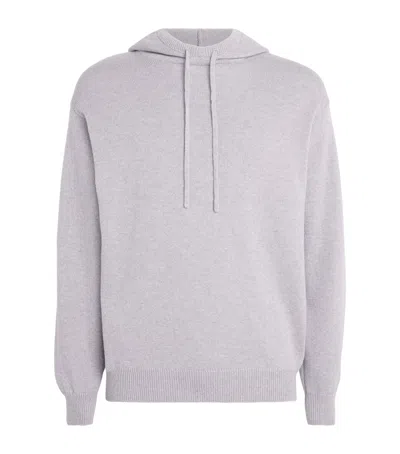 Harrods Cashmere Hoodie In Grey