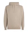 Harrods Cashmere Hoodie In Sand