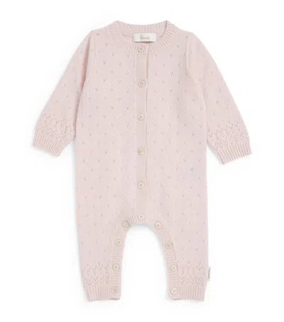 Harrods Kids' Cashmere Playsuit In Pink