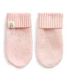 Harrods Cashmere Pointelle Mittens In Pink